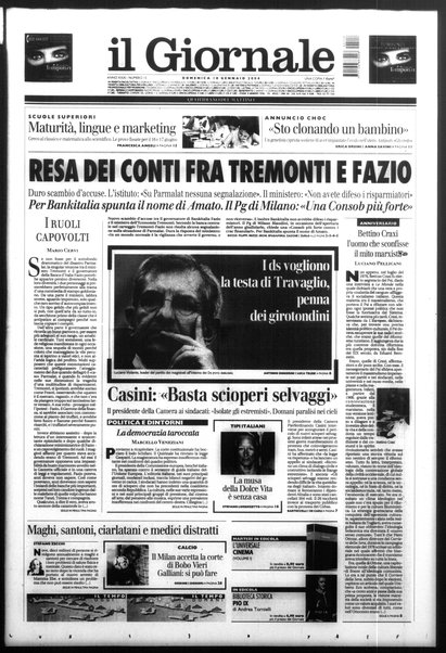 Il giornale : quotidiano del mattino